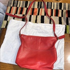 Red Vintage Coach Crossbody